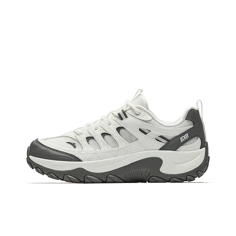 ANTA Амортизация и Дышащий Низкий Топ Повседневные Беговые Кроссовки Женские Айвори Белый Вулканический Серый