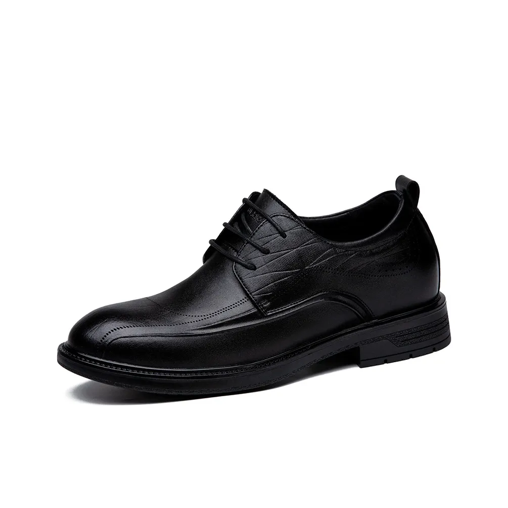 SULEGAO Dress Shoes Men's Black