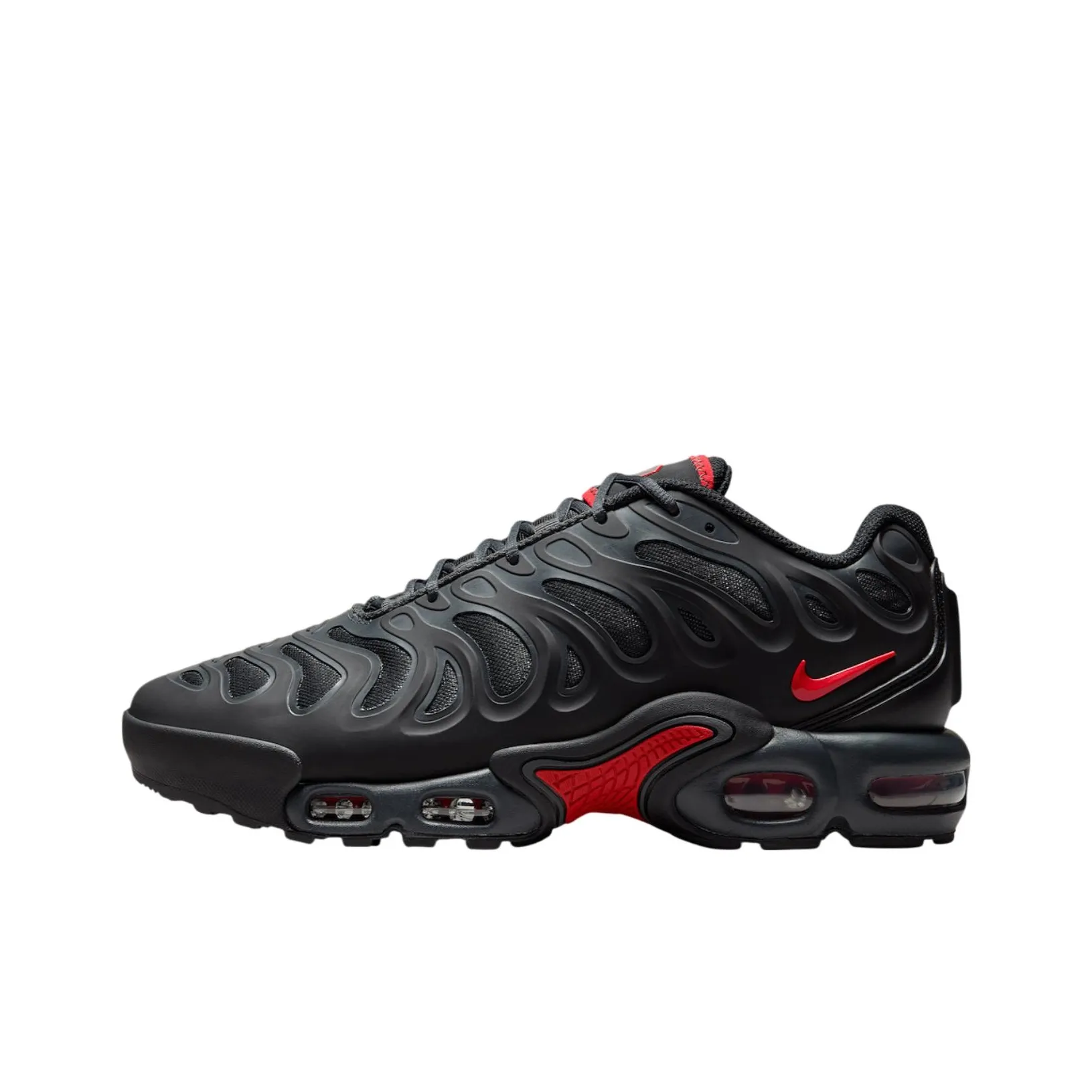 Nike Air Max Plus Anti Slip Wear Resistant Low Top Casual Running Shoes Men's Black