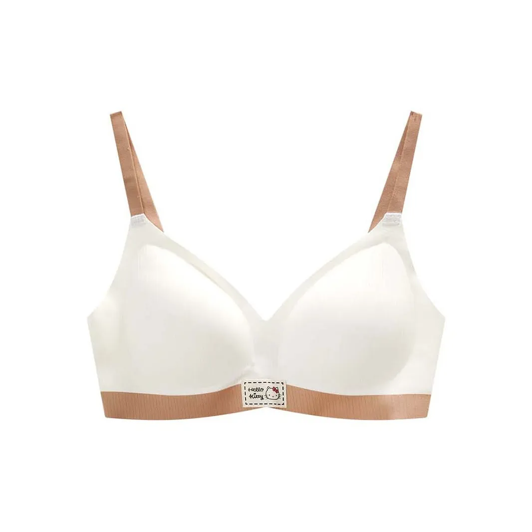 GUKOO x Hello Kitty Bra Women's Cream White