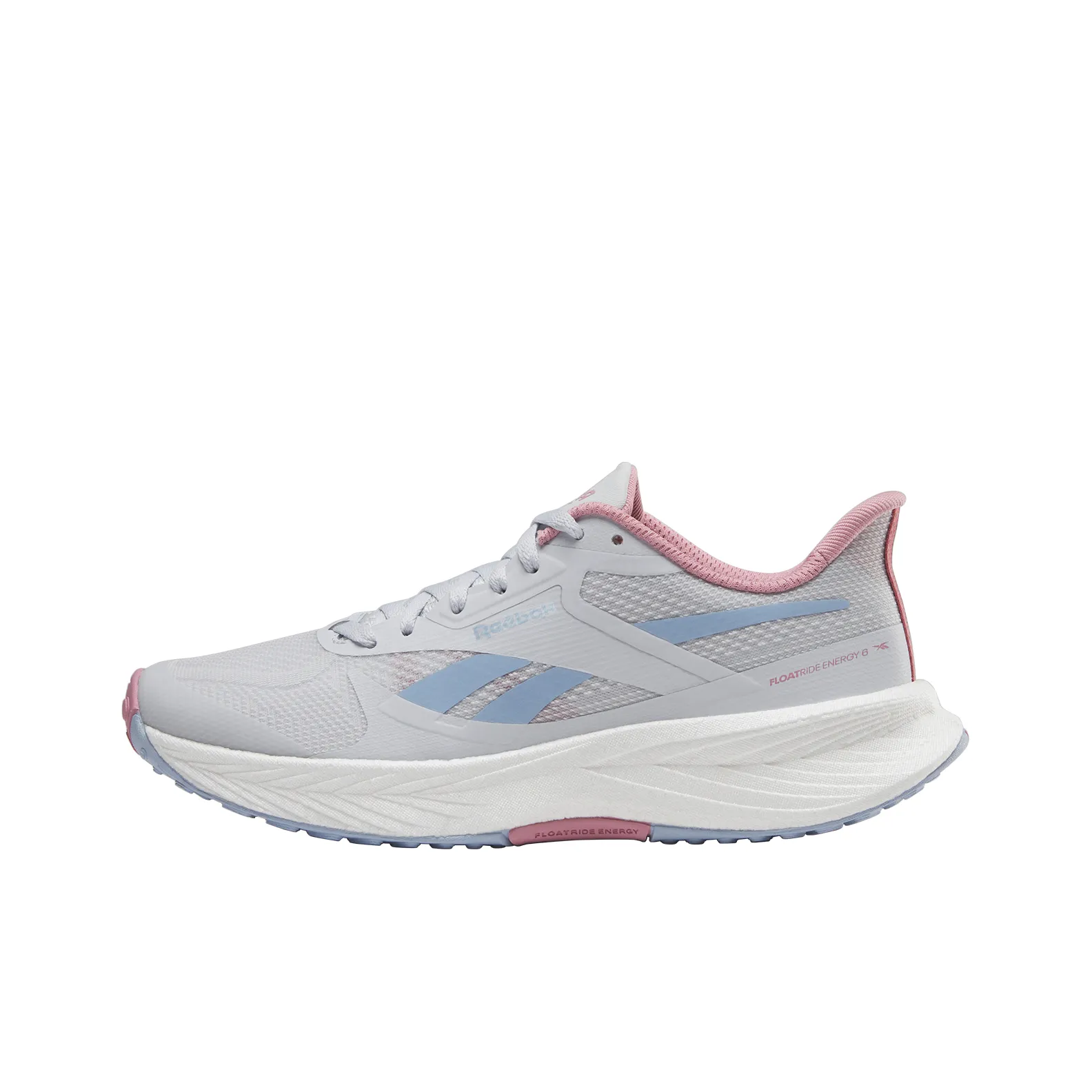 Reebok Slip Resistant Abrasion Resistant Низкие Беговые кроссовки Женские Серый Синий