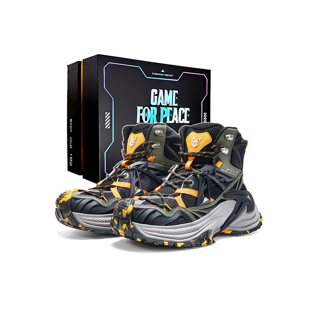 Peace Elite x OGR Rattlesnake HIGH Короткий MID Голень Martin Boot Унисекс Парашют Апельсин