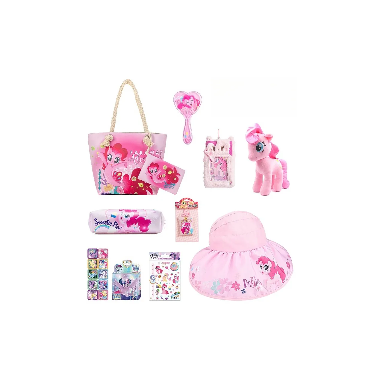 PINKYPINKY Мой маленький пони Сумеречная искра Пинки пай Сумка-тоут Карта Рукав Кукла Плюшевый Мерч по IP