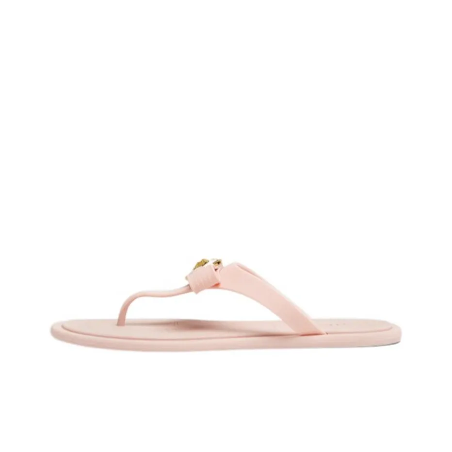 VERSACE Gianni Flip Flops Women's Pink