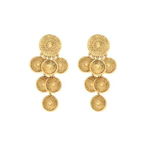 SAINT LAURENT Металлические серьги женские