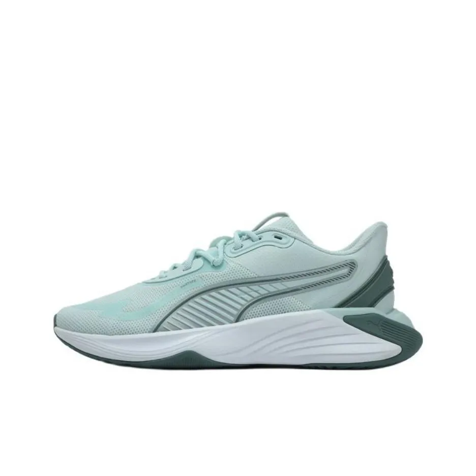 PUMA PWR Hybrid TR Low Top Training Shoes Women's Blue Green