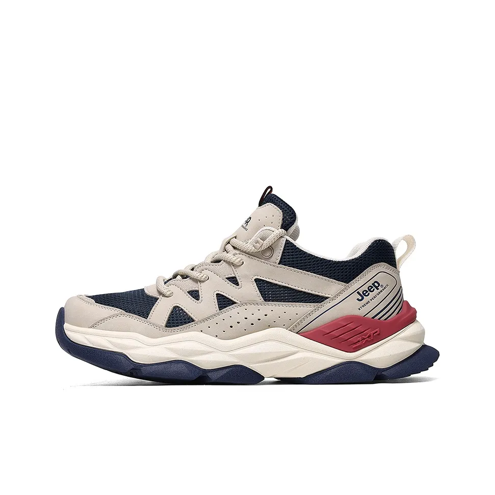 JEEP Низкий топ Повседневная обувь Мужская Темно-синий