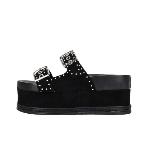 Schutz Слипоны Черные Женские