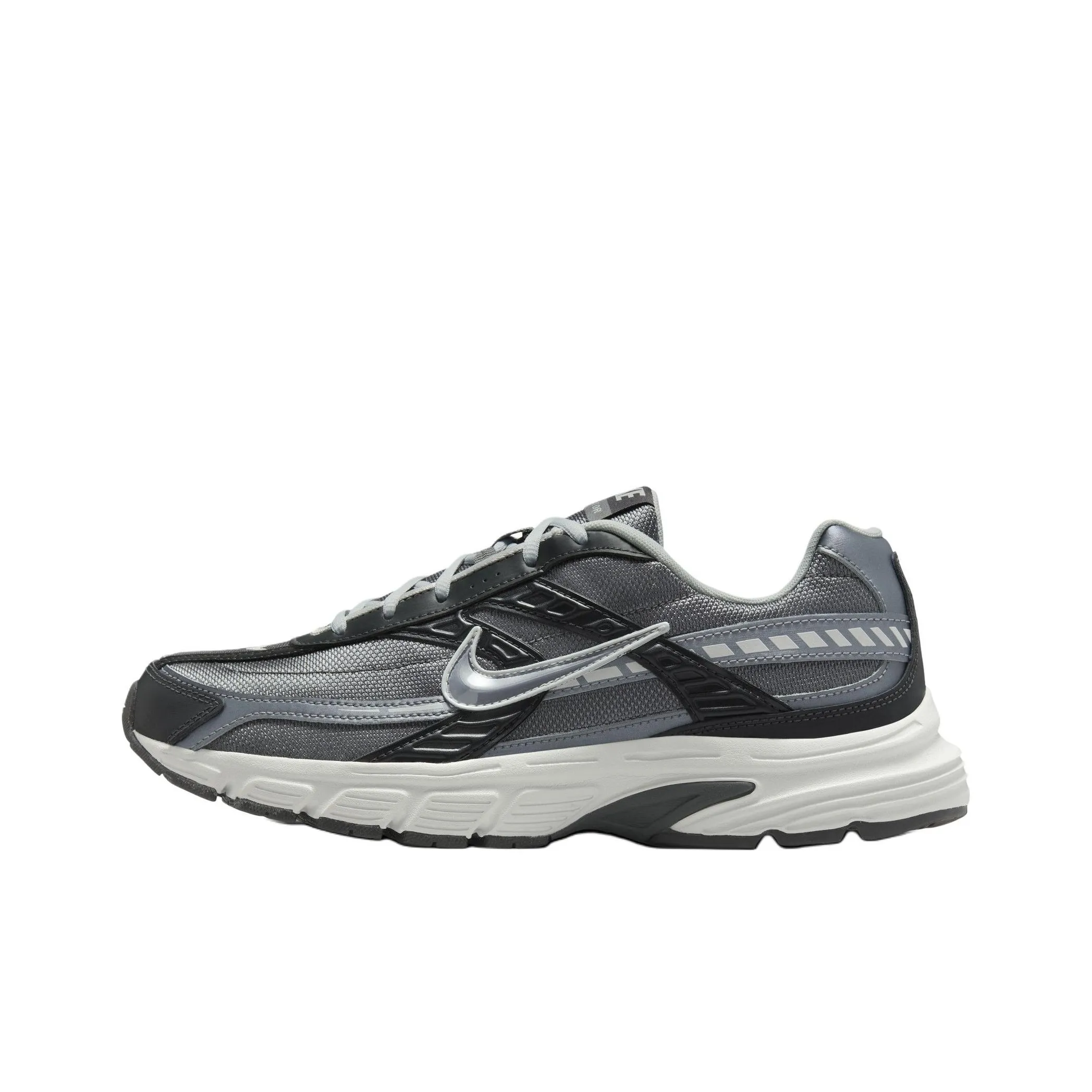 Nike Initiator Anti-Slip Wear-Resistant Low-Top Running Shoes Men's Black Gray Color