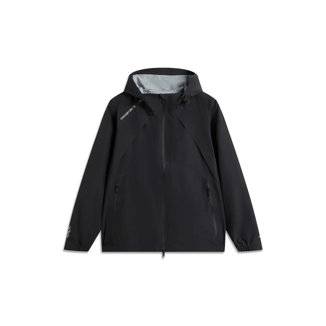 Подкладка водонепроницаемая ветрозащитная дышащая и дождезащитная ветровка мужская черная