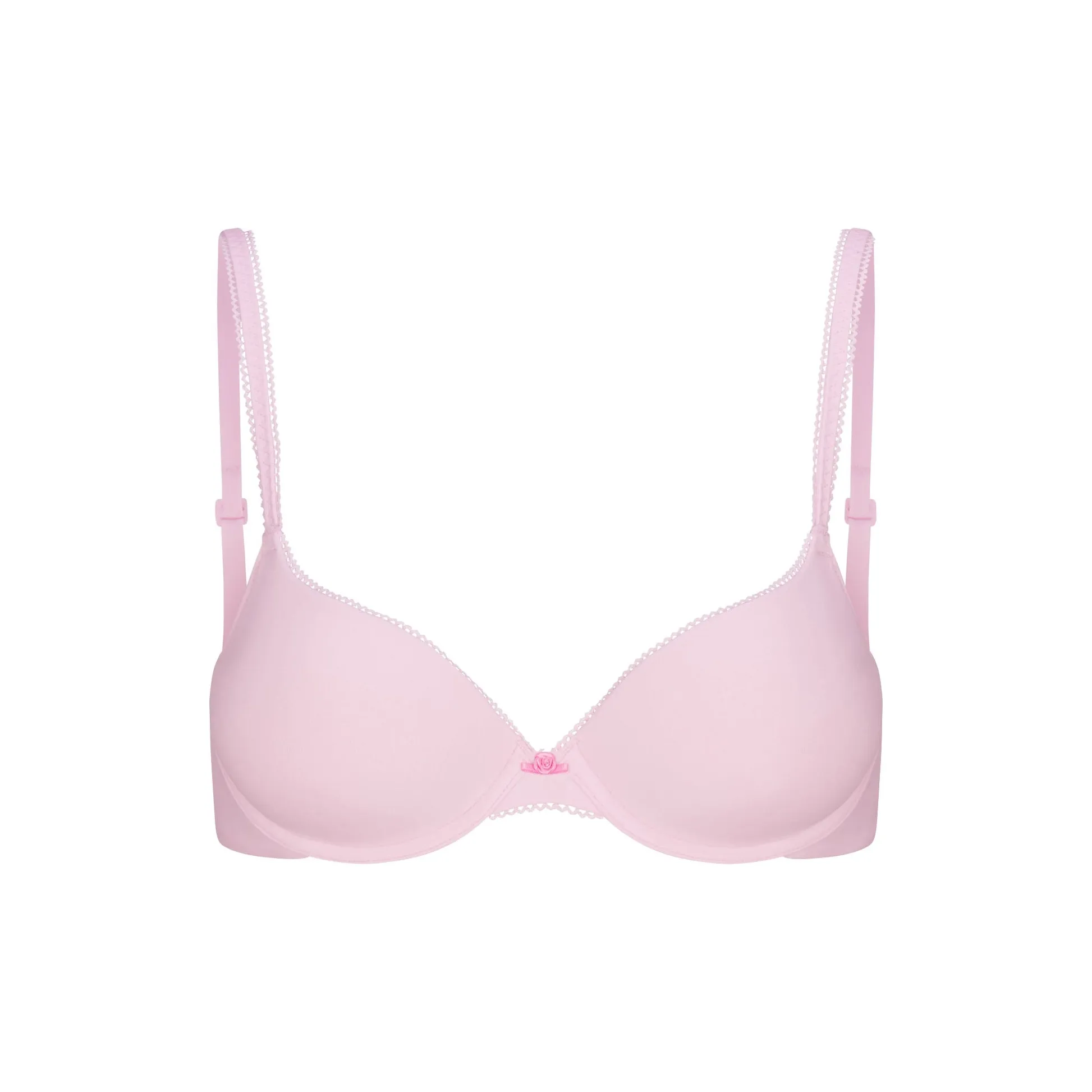 SKIMS Valentine's Day Collection SS25 FITSEVERYBODY PICOT PUSH UP Бюстгальтер Women's Cherry Blossom Tonal Вишневый цветок Тон