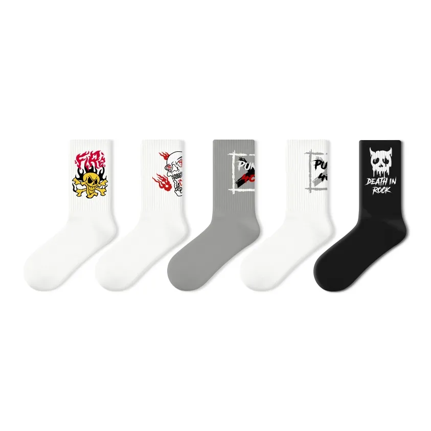 PRIMEET Носки Crew Мужские упаковка из 5 пар