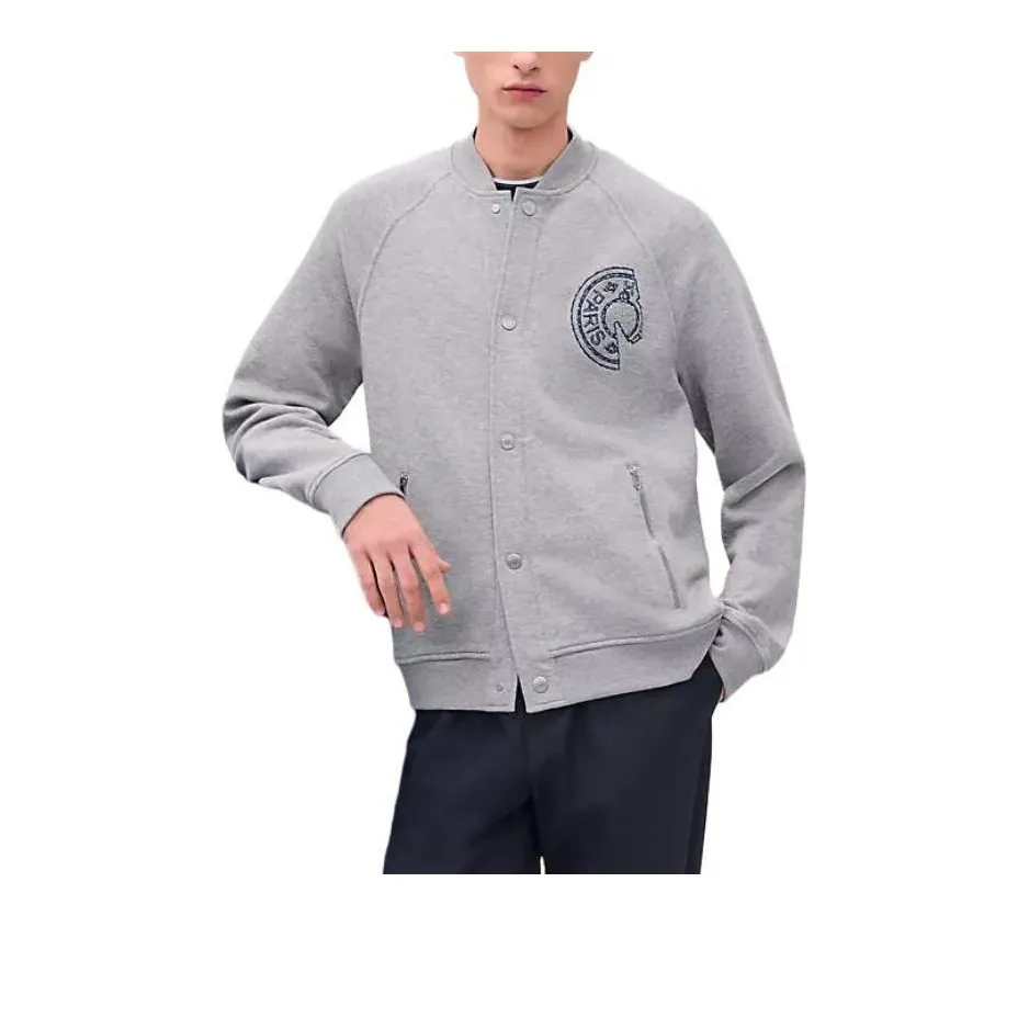 HERMES Jackets Coats Men's Gris Clair
