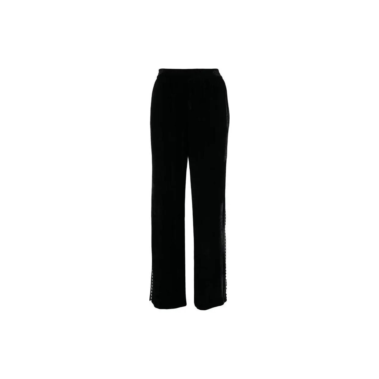 Golden Goose Cross-print Velvet-finish Track Pants