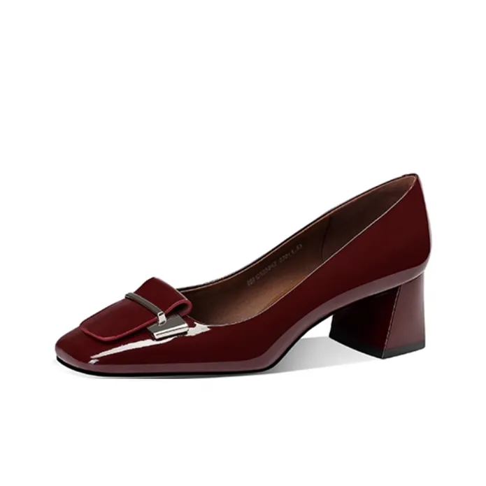 JESSICA SOPHIA Chunky Heel High Heels 5cm Women's