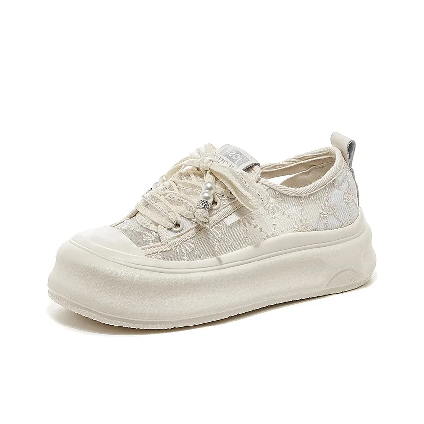 JOSINY Casual Низкий Топ Экрю Каблук 5 см Женский