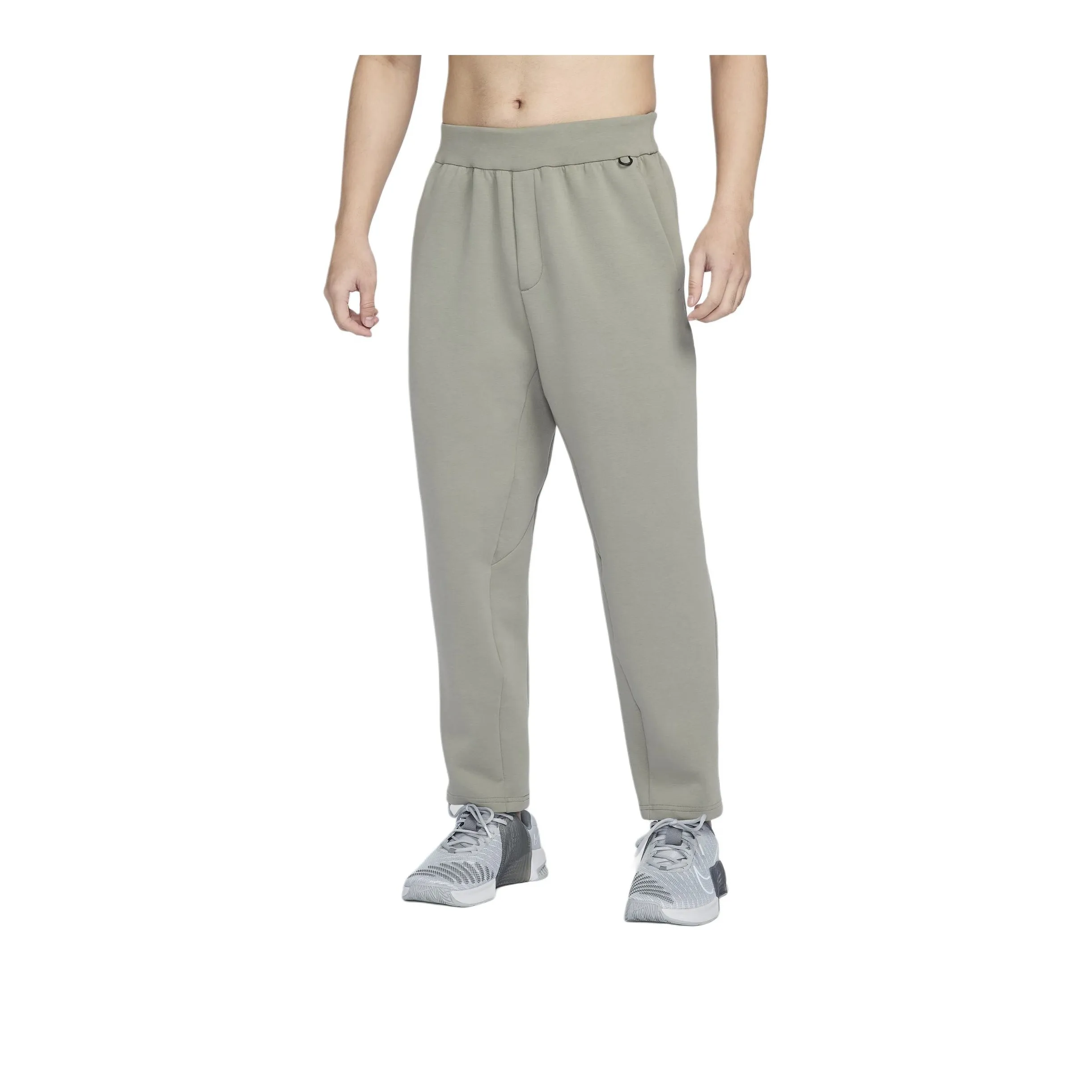 Nike Dri Fit Knitted Sports Pants Men's Light Green Gray/Steel Green