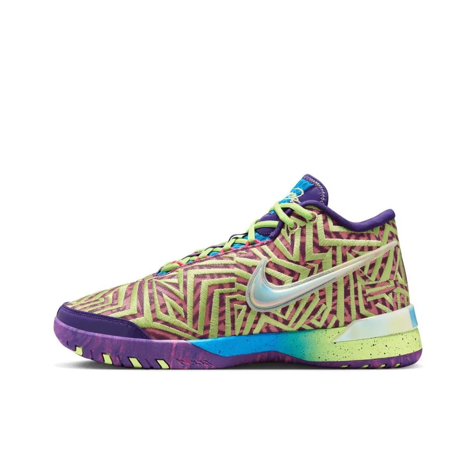 Nike LeBron NXXT Genisus Slip-Resistant Abrasion-Resistant MID Баскетбольные кроссовки Мужские