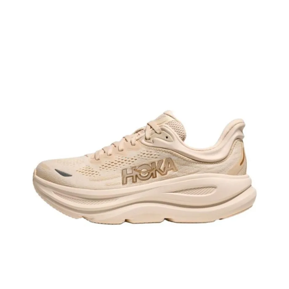 high nike air presto flyknit ultra men shoes free shipping Bondi 9 Anti Slip Wear Resistant Low Top Running Shoes Women's Beige D Width