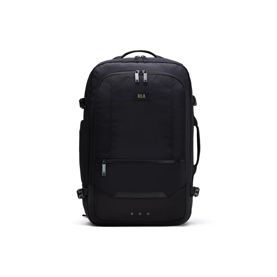 HLA Nylon Backpack Unisex Black HLA Нейлон Рюкзак Унисекс Черный