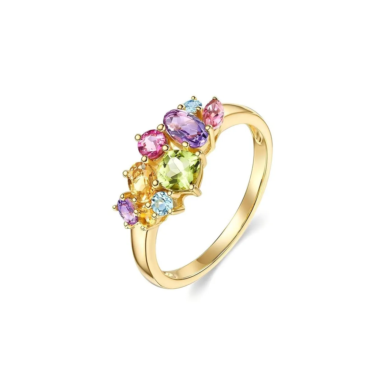 IL&CO. Tourmaline Colored Gemstone Rings Women's