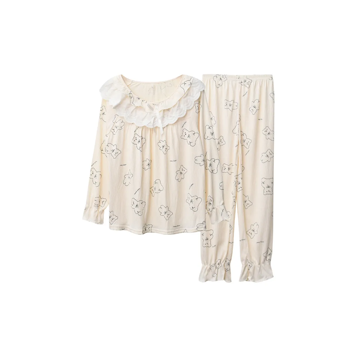 Pretty Lady Пижамный комплект женский абрикосовый