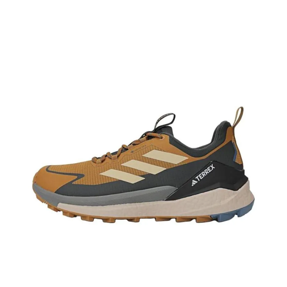 Adidas Terre Anti-Slip Wear-Resistant Low-Top Casual Running Shoes Men's Brown Black