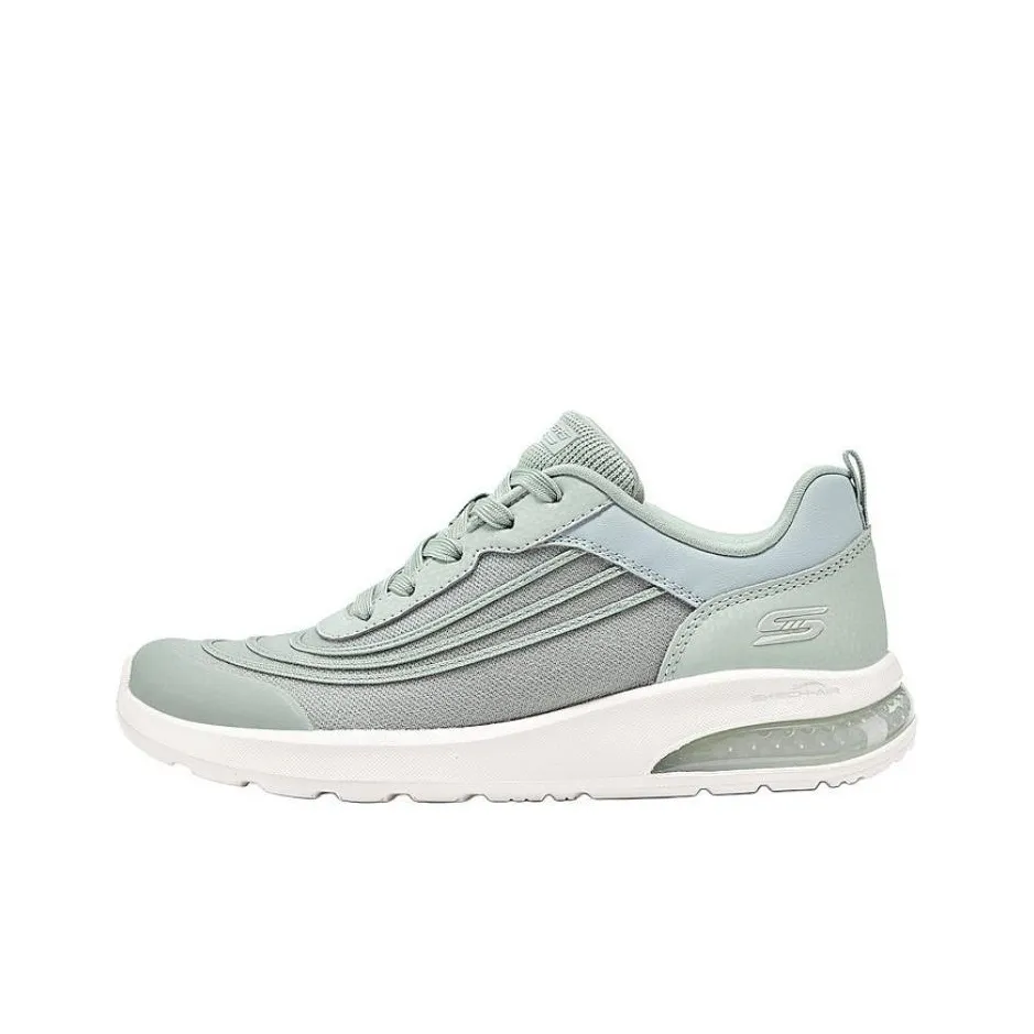 Skechers Anti Slip Wear Resistant Low Top Casual City Commute Running Shoes Women's Green