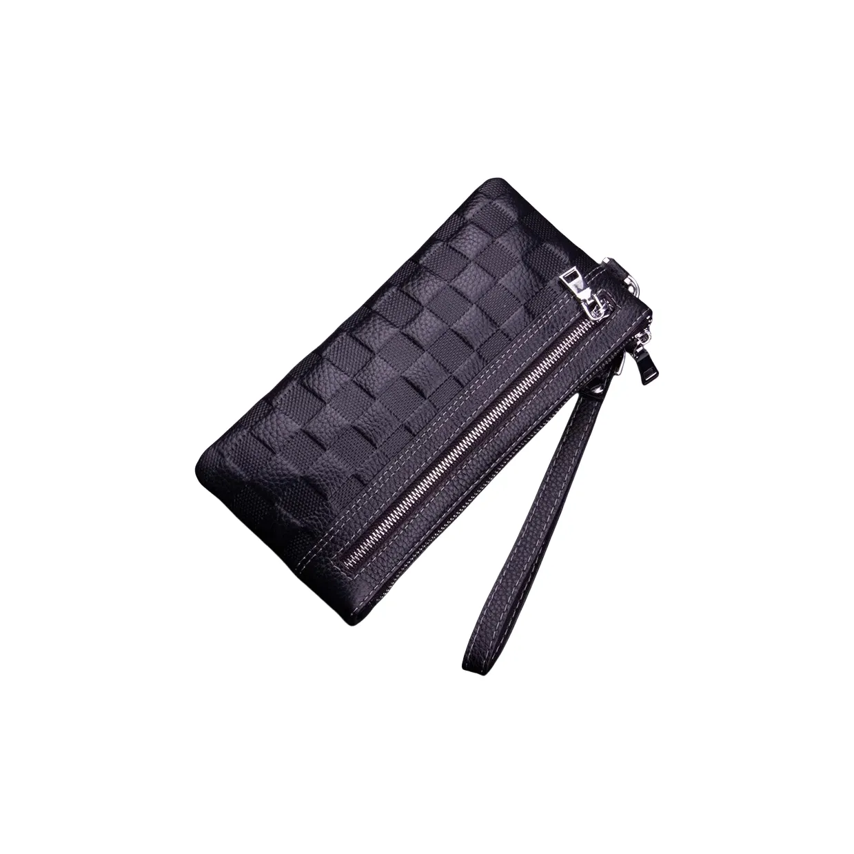 DOSRFINI Клатч из коровьей кожи мужской черный