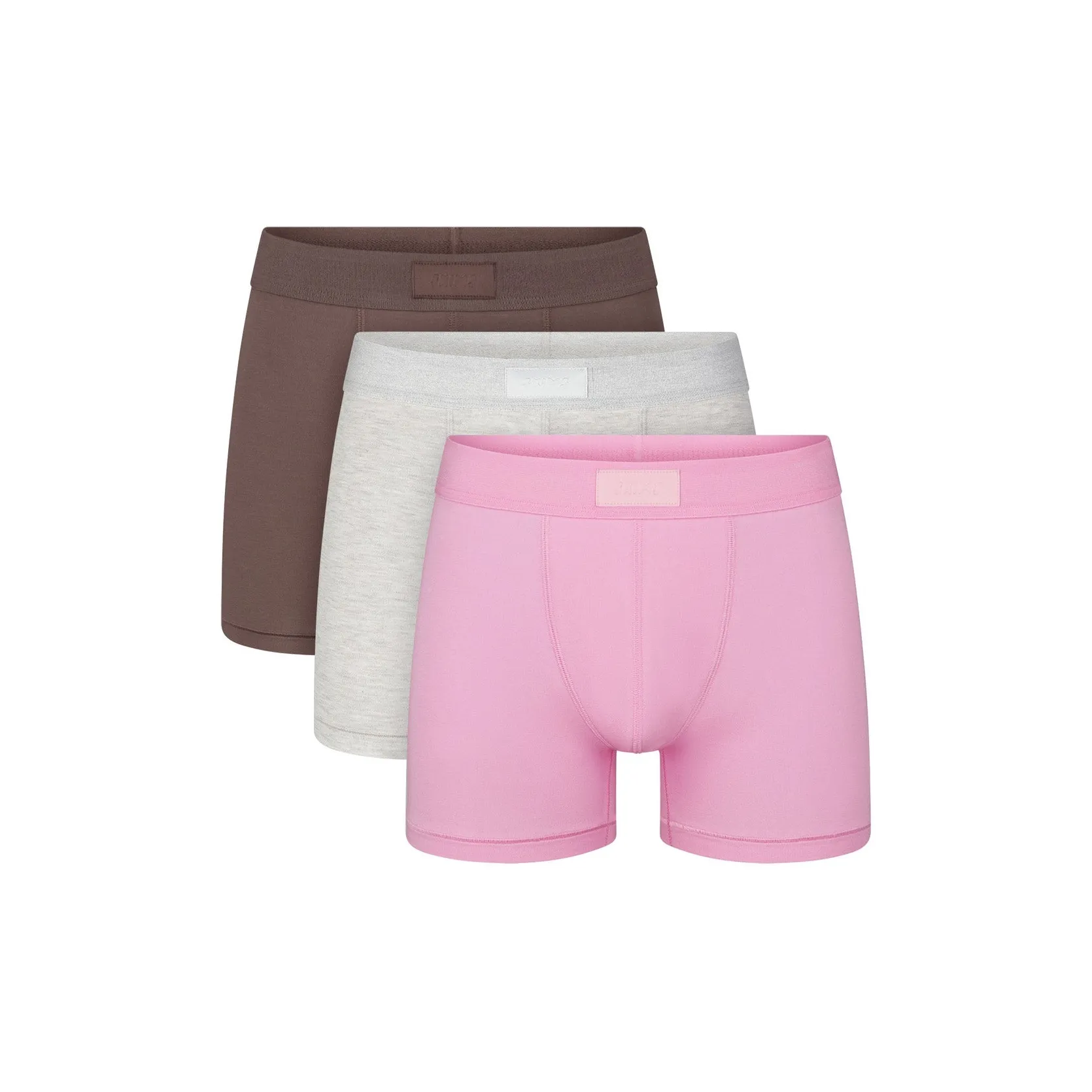 SKIMS Valentine's Day Collection Жевательная резинка Умбра MULTI Жевательная резинка Коричневый Многоцветный Мужские боксер-шорты