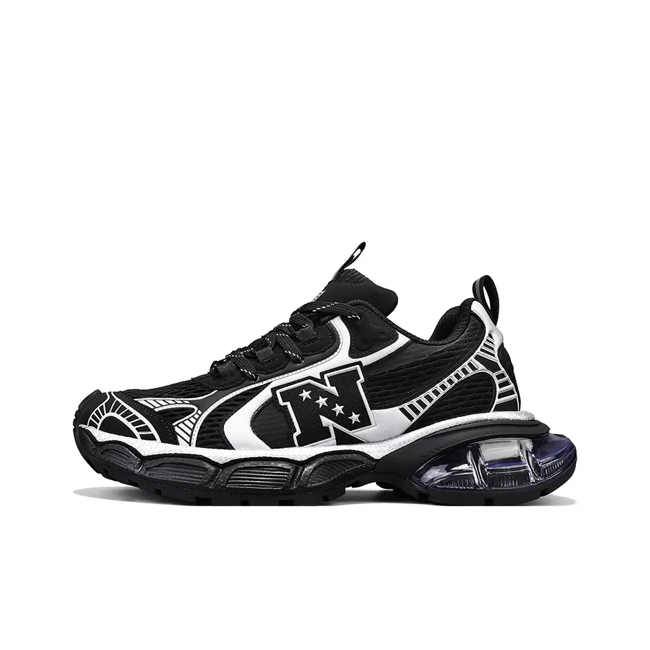 NFL Ultra S Chunky Sneakers Unisex Low Top Black