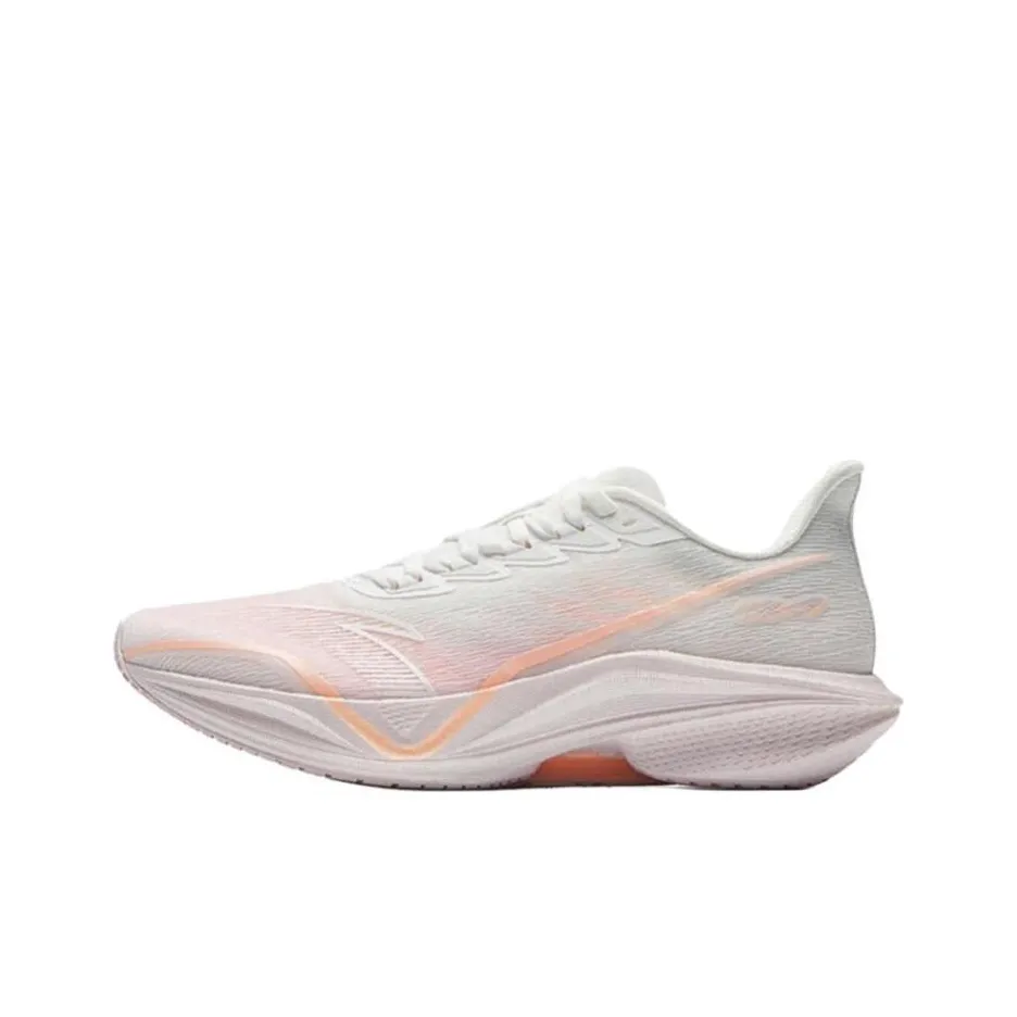 Anta Horsepower 5.0 Anti-Slip And Wear-Resistant Rebound Low-Top Training Running Shoes Women's White Pink Orange