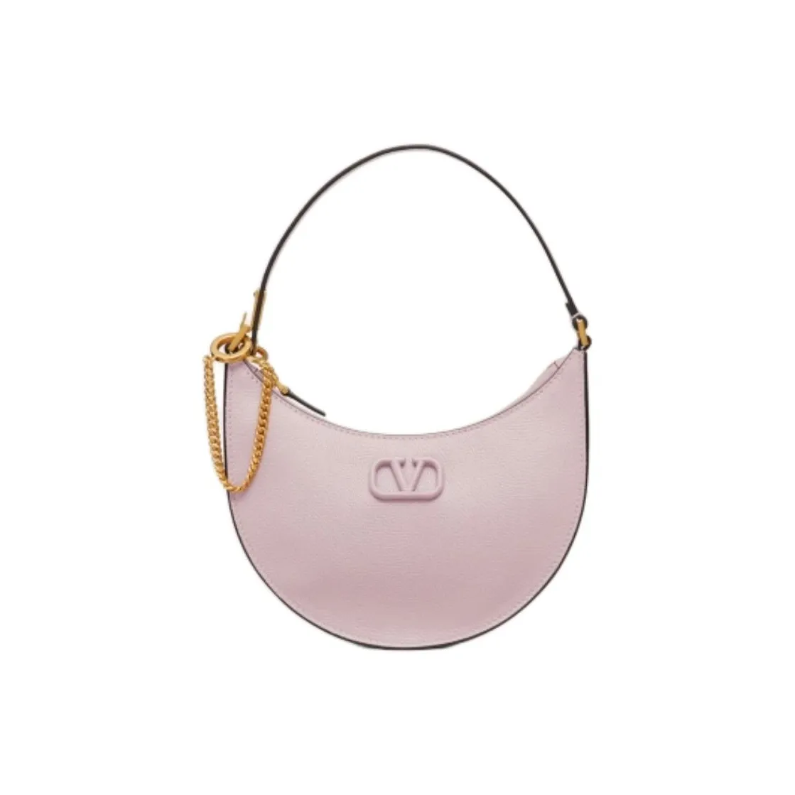 Valentino Grain Calfskin Handbag Regular Women's Pink