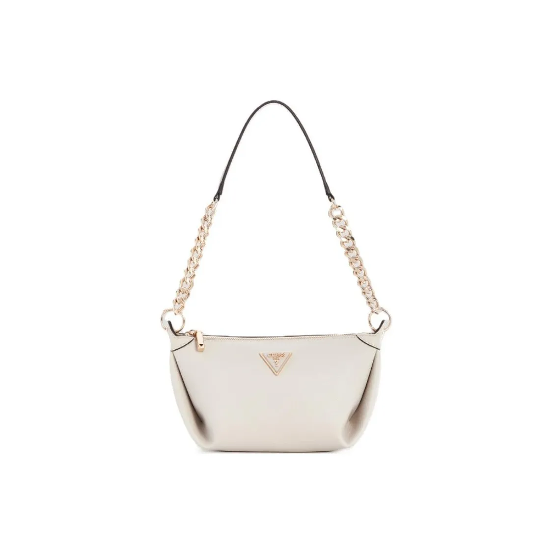 GUESS Artificial Leather Shoulder Bag Medium Size Women's White