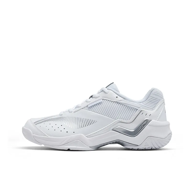 Подкладка Thunder Sonic Boom амортизаторы противоскользящий дышащий низкий топ обувь для бадминтона унисекс белый серебристый