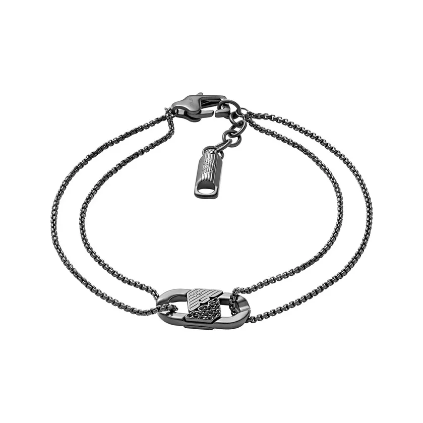 EMPORIO ARMANI Браслеты Мужской Черный