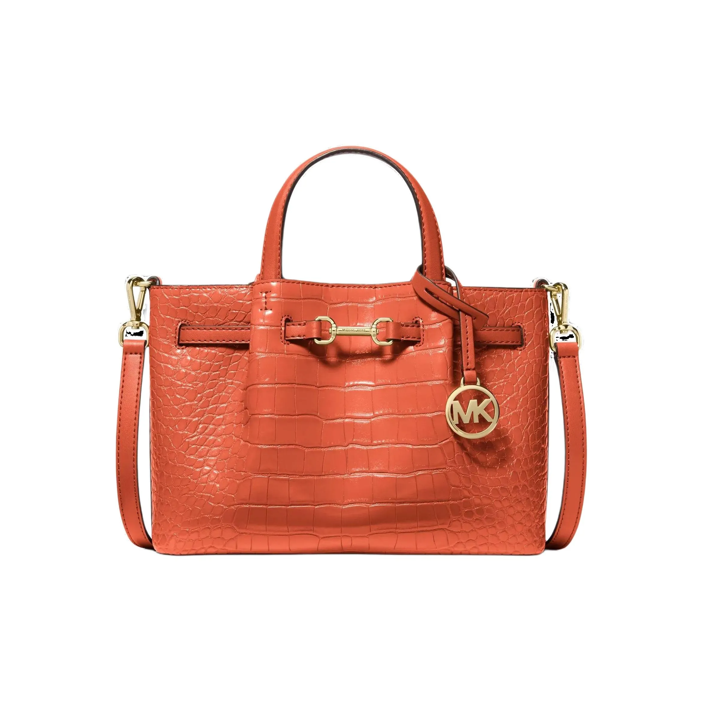 MICHAEL KORS Artificial Leather Handbag Trumpets Women's Orange Red