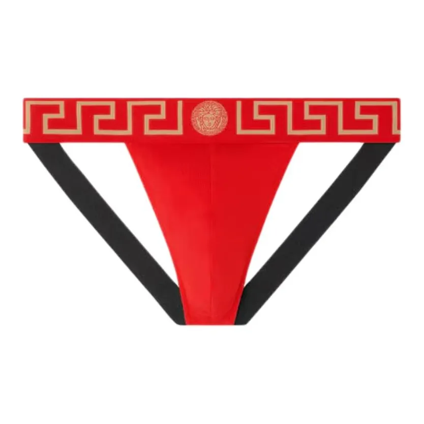 VERSACE Greca Border Stretched Jockstrap