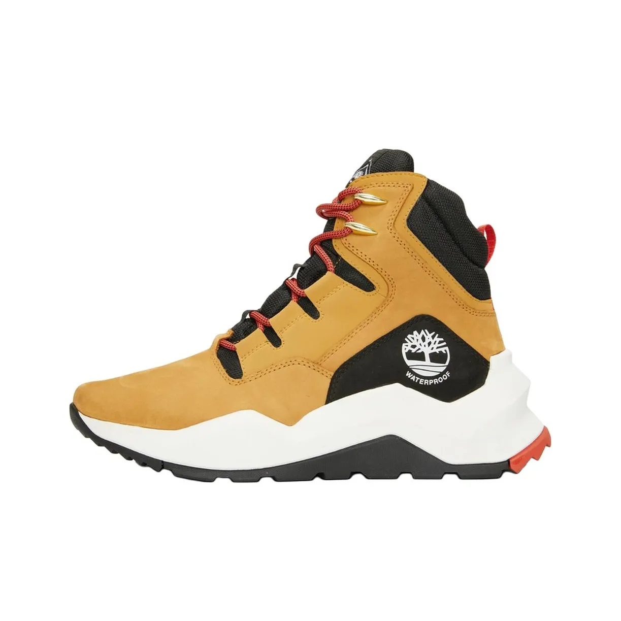 Timberland MADBURY Collection Устойчивая к истиранию высокая уличная обувь для мужчин желтая и черная