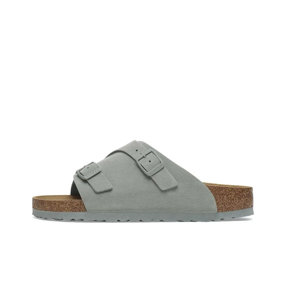 Birkenstock Slip-on устойчивые слипоны унисекс серого цвета