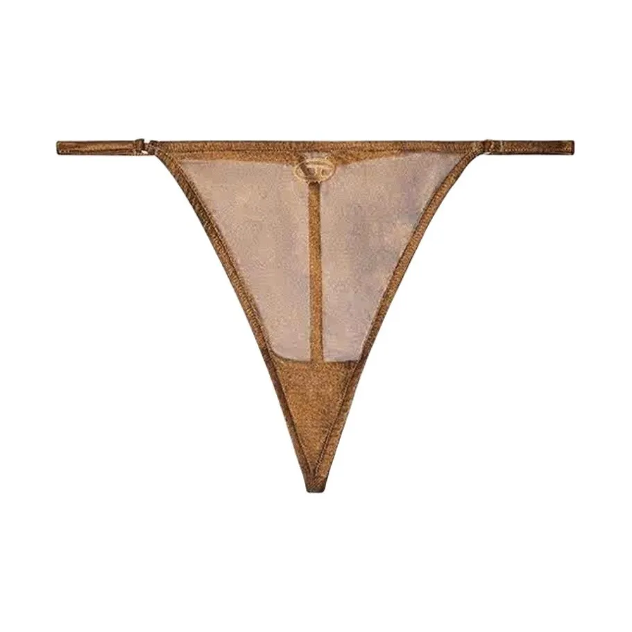 DIESEL Стринг Женские 1 Пачка Светло-Коричневый