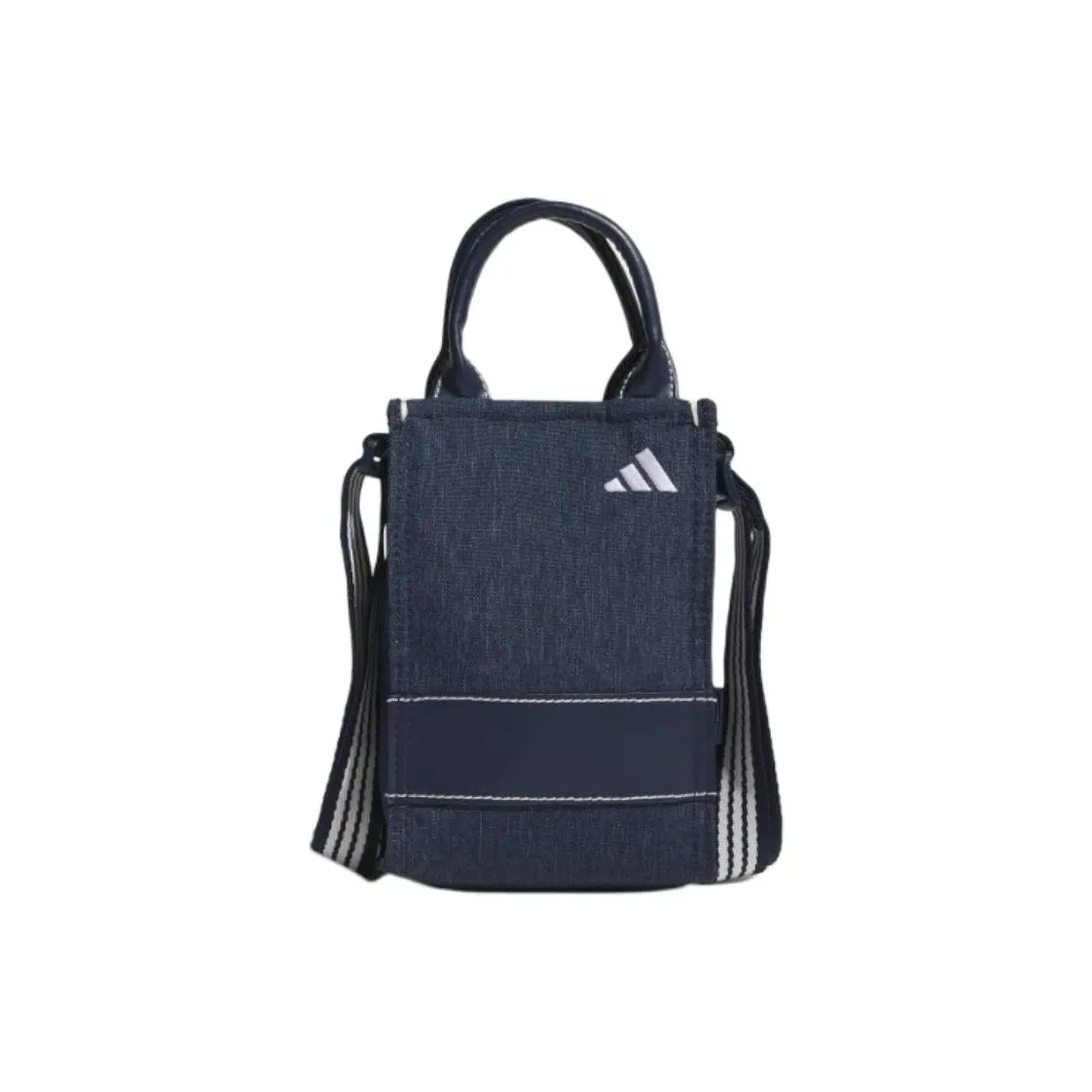 Adidas Ткань Одно Плечо Сумка Маленькая Унисекс Синяя