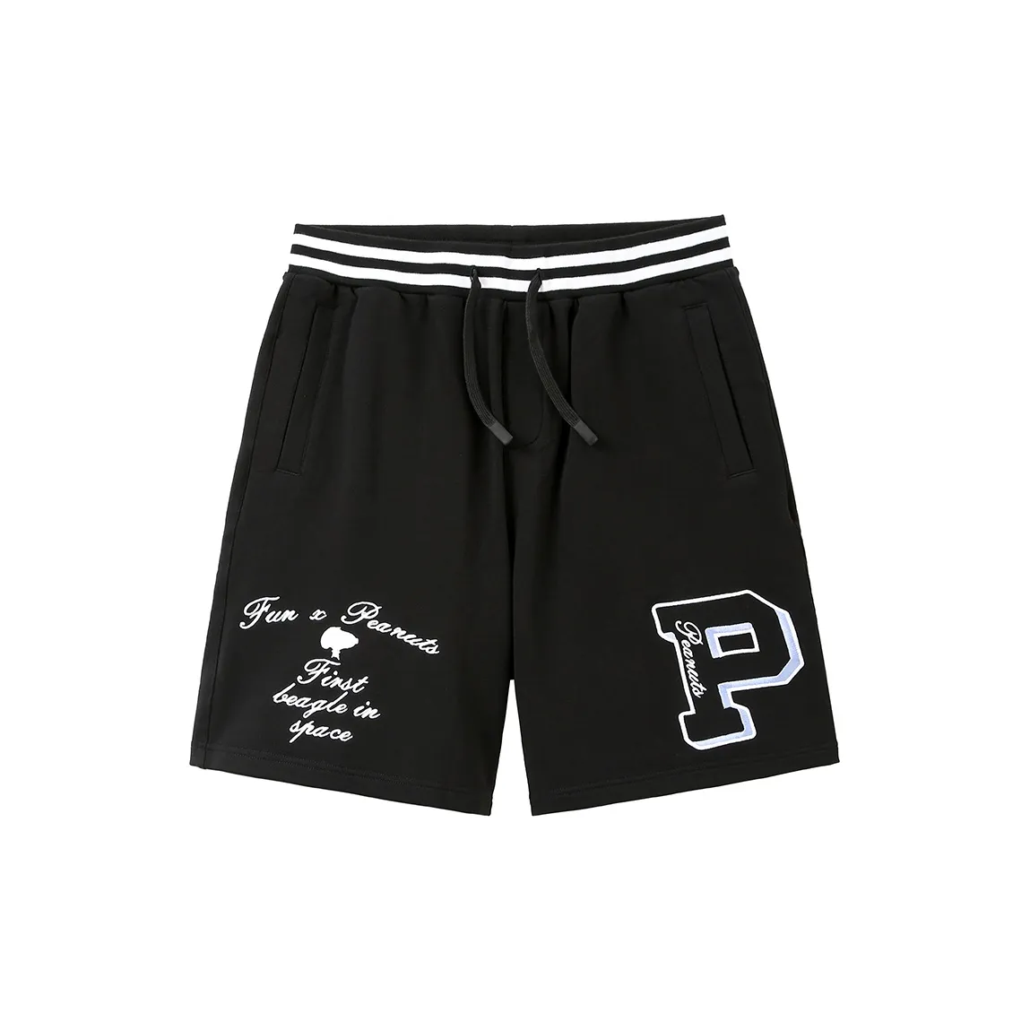 FUN X Snoopy Casual Shorts Unisex Black