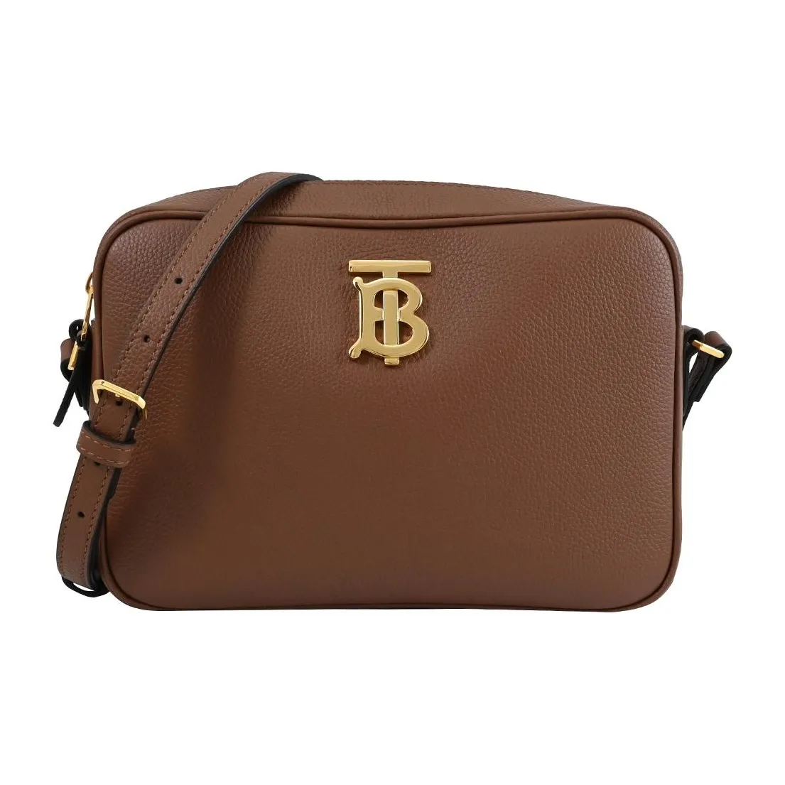 Burberry Leather Shoulder Bag, Crossbody Bag Women's Tan