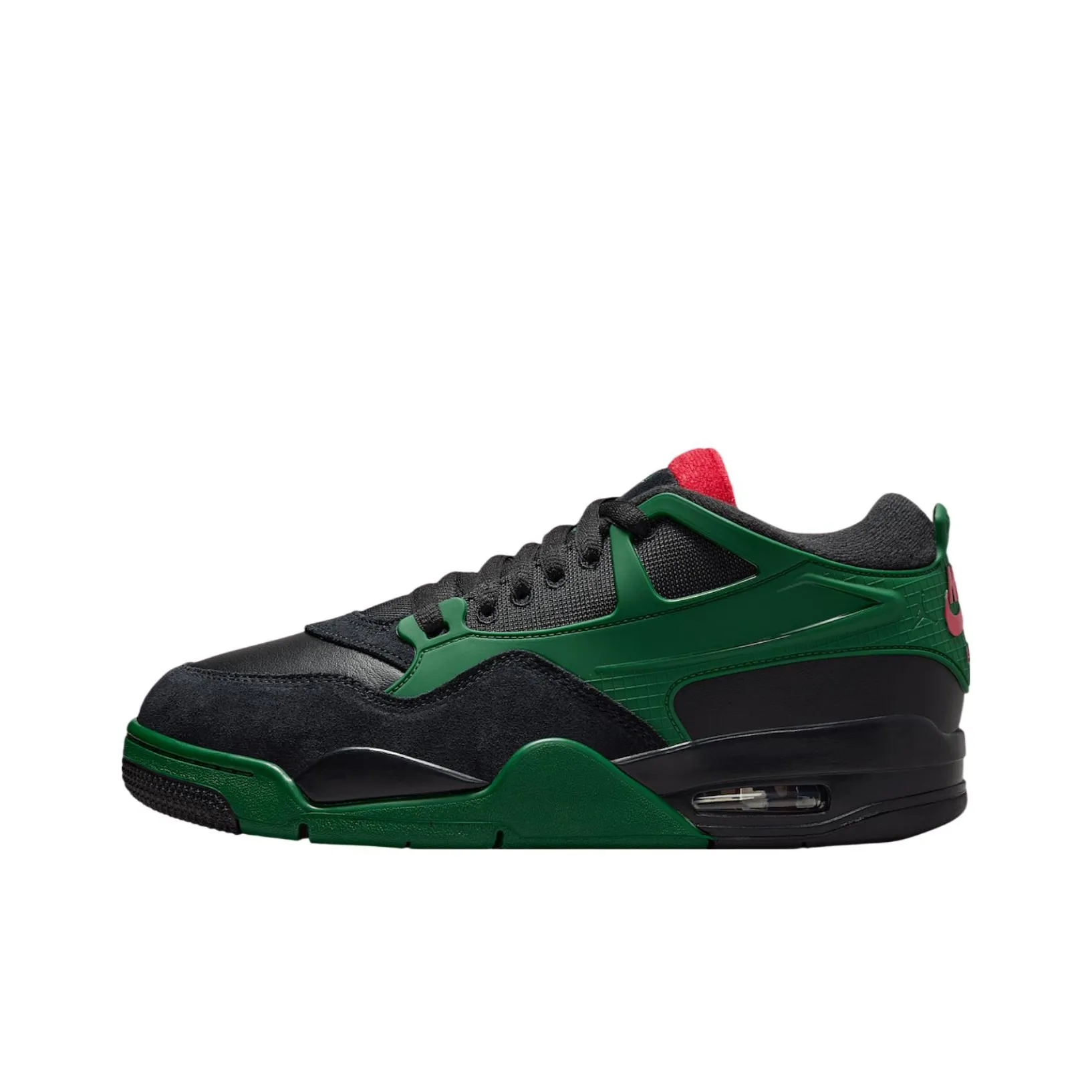 Jordan 4 Rm Black Gorge Green University Red