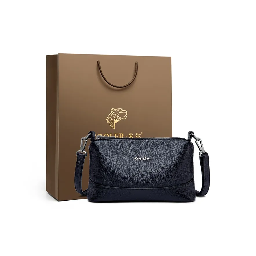 ZOOLER Сумка через плечо из натуральной коровьей кожи стандартная женская черная