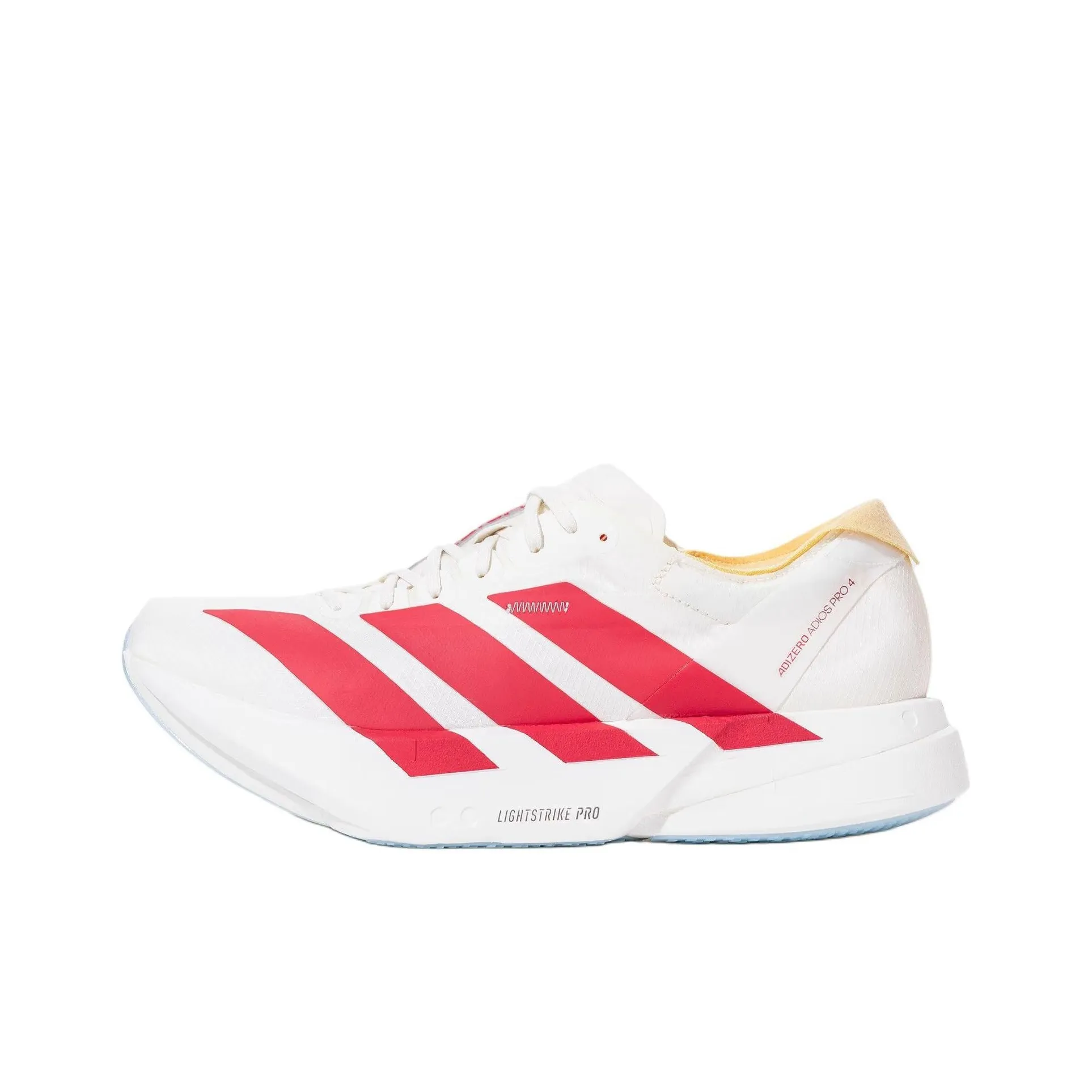 Adidas Adizero Adios Pro 4 Coverage Thermal Rebound Low Top Marathon Long Distance Running Shoes Men's White Red
