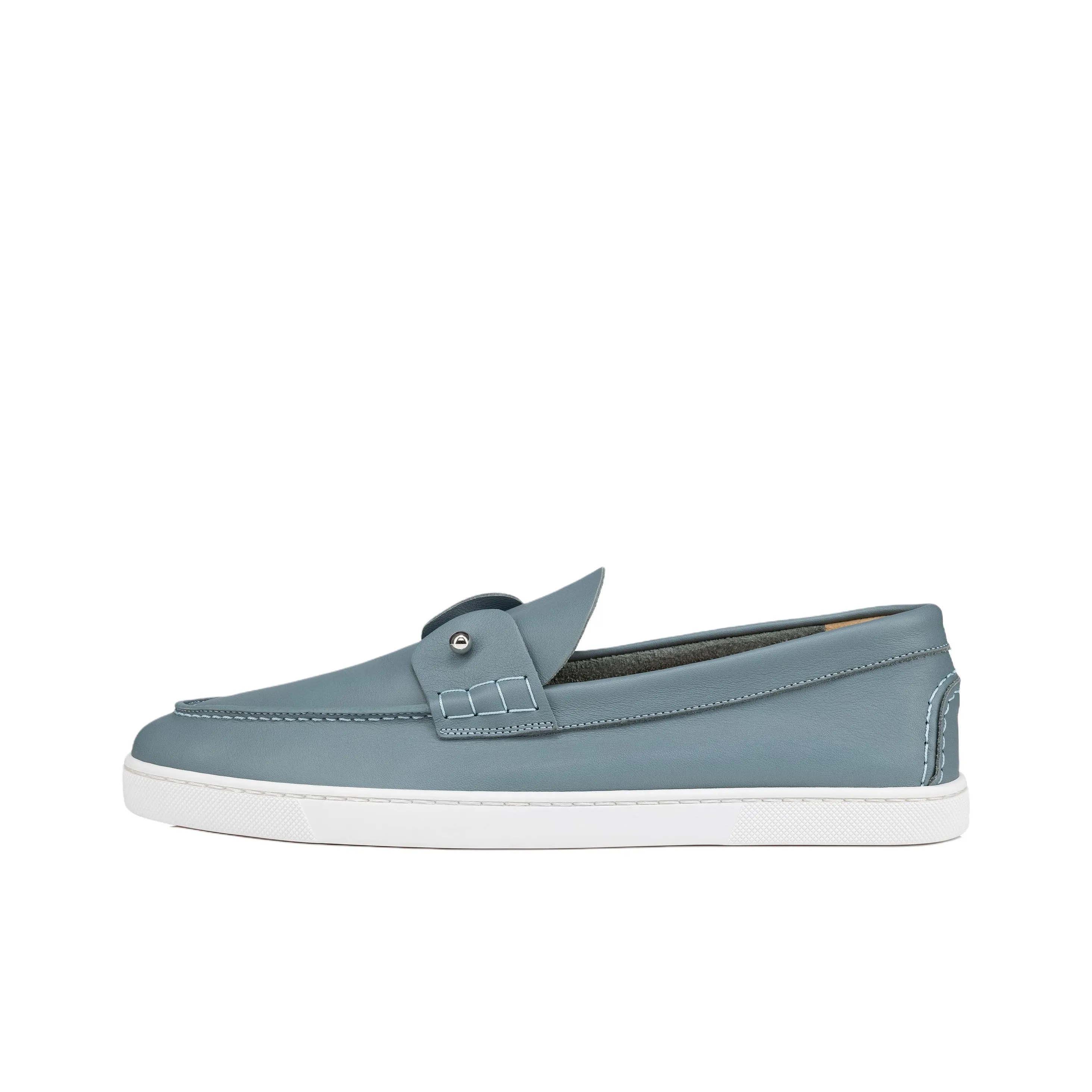 CL LUBOTING Chambeliboat Loafers Men's Light Blue