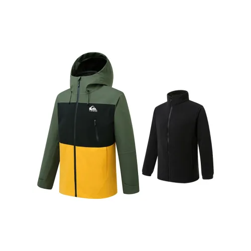 Quiksilver Армейский зеленый Унисекс Ветровки