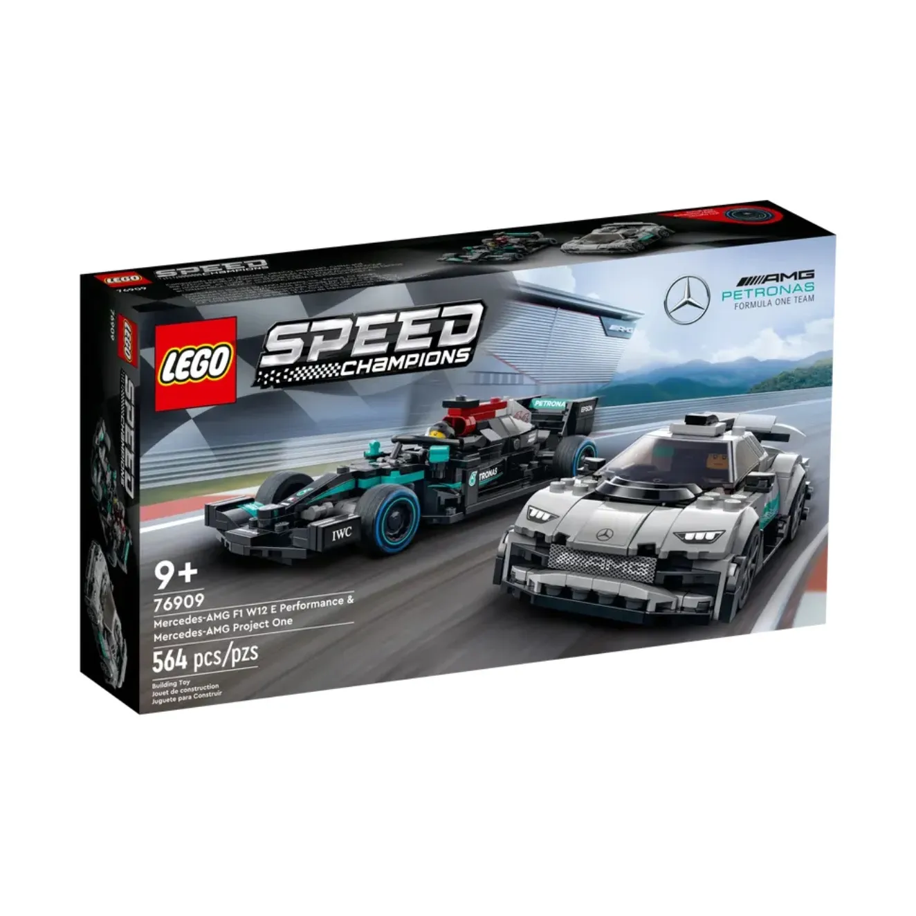LEGO Mercedes-AMG F1 W12 E Performance & Mercedes-AMG Project One Building Blocks 76909